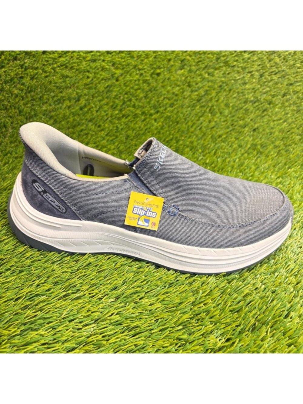 Skechers Decklan Gulliver Mens Size 8.5 Blue White Casual Classic Slip On Shoes